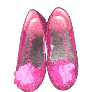 Children's Place Pink Sparkly Slippers